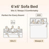 Universal Mattresses, WINSOME,Ultimate Support: 50 Density PU Foam with Orthopedic Layer,,Back-Friendly Foam Solution ,Ergonomic Excellence
