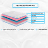 Universal Mattresses, DELUXE ,Original Dual Utility, Supreme Comfort Sofa cum bed . Premium Hard foam. Hard Foam Base with PU Foam Top, Soft PU Comfort with a Hard Foam Backbone,