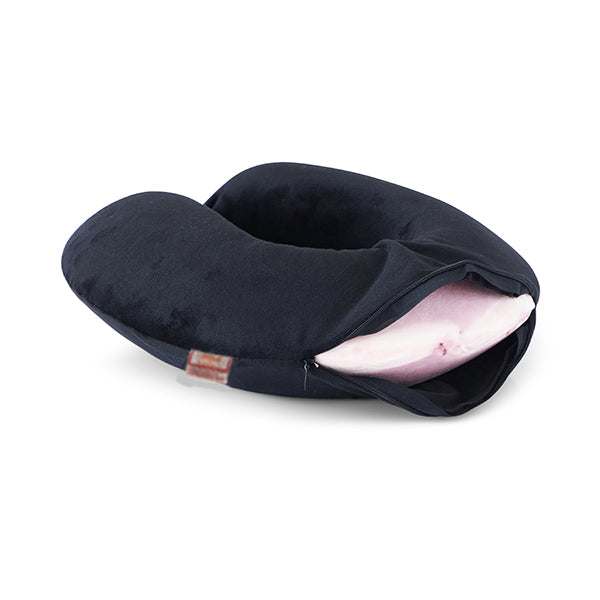 ComfiNeck CW Memory Foam Travel Pillow – 360° Neck & Chin Support