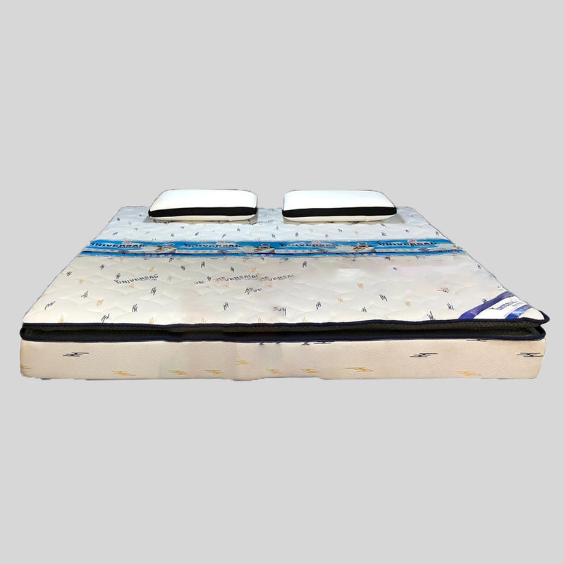 Mattress with a gray background