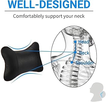 NeckGuard DJ Ergonomic Neck Pillow – Travel Comfort & Support