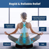 Universal Mattresses TailEase - HW, Coccyx & Lumbar Support Pillow,