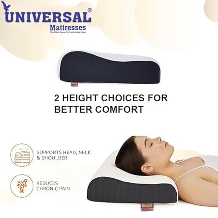Rest Aid BW Memory Foam Pillow – Neck & Shoulder Support