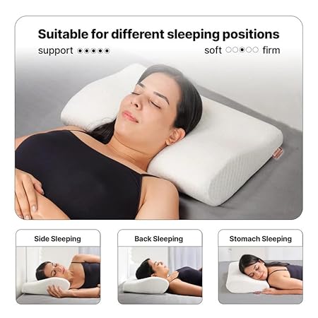 Wing Nest Memory Foam Butterfly Pillow – Neck & Shoulder Support