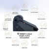 Universal Mattresses, Comfiwedge - J, Adjustable Wedge Pillow,
