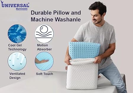 CHILLMATE FW Orthopedic Cool Gel Memory Foam Pillow – Neck Support