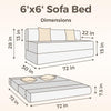 Universal Mattresses, WINSOME,Ultimate Support: 50 Density PU Foam with Orthopedic Layer,,Back-Friendly Foam Solution ,Ergonomic Excellence