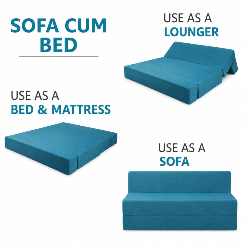 Universal Mattresses, DELUXE ,Original Dual Utility, Supreme Comfort Sofa cum bed . Premium Hard foam. Hard Foam Base with PU Foam Top, Soft PU Comfort with a Hard Foam Backbone,