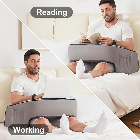 EliteLap J Lap Desk Pillow – Ergonomic Support for Laptop & Study”