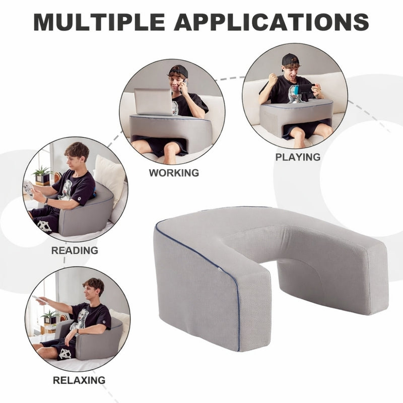 EliteLap J Lap Desk Pillow – Ergonomic Support for Laptop & Study”